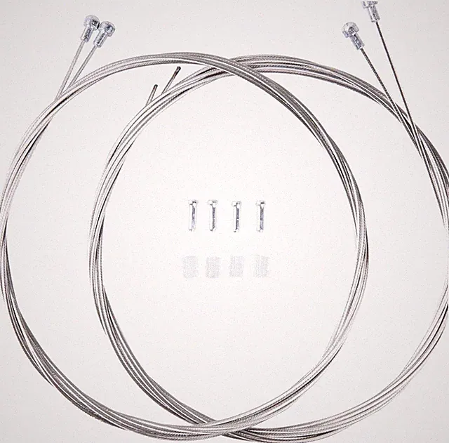 4 Pcs Road Bike Brake Cables,Stainless Steel Bike Brake Inner Cables,Universal R