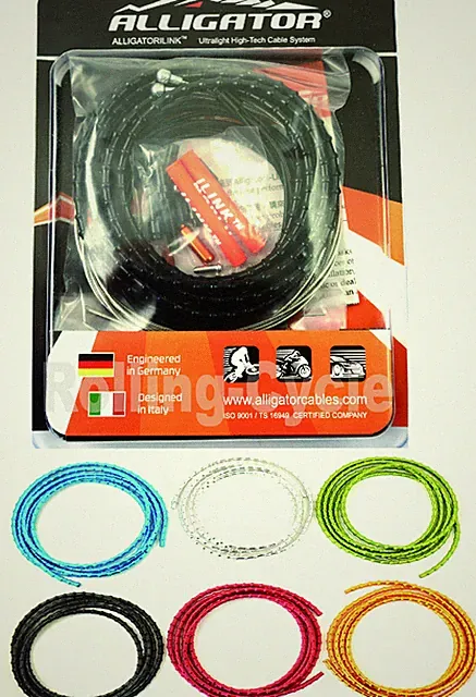 6 Color Alligator I-Link 5mm Road Bike Brake cable set 31 strand Superior Shine