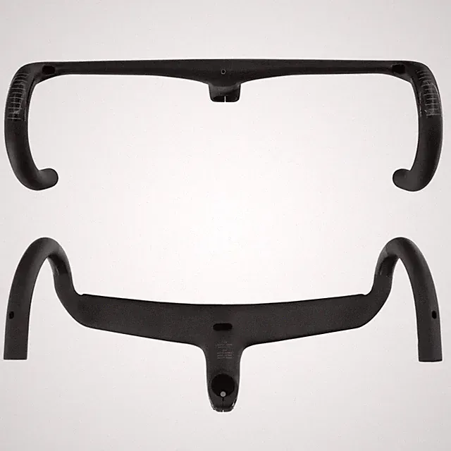 6 Degrees Carbon Fiber Stem Road Bicycle Integrated Handlebar with Spacers