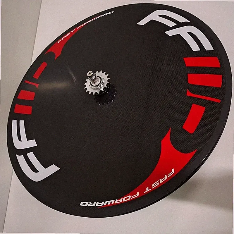 700C Disc Wheel Carbon Fiber TT Road/Track/Fixed Gear Bicycle Wheelset 23mm