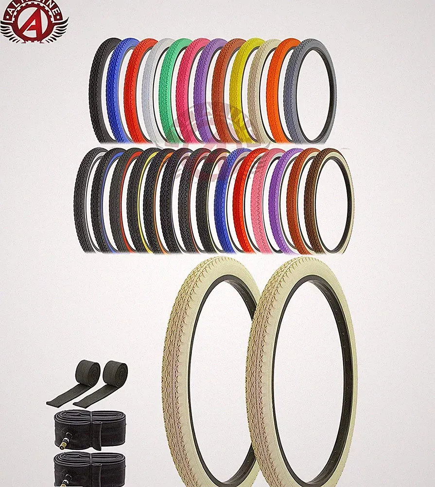 AltaLine Bicycle Wire Bead Cruiser TIRES 26 x 2.125 HEAVY DUTY Diamond 6pc SET.
