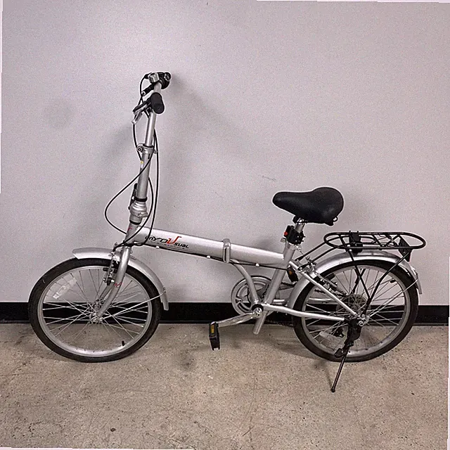 Anyousual U Transformer Folding Bike 6-Speed Shimano Silver PICK UP ONLY