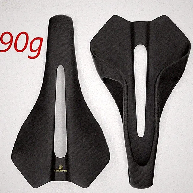 Carbon Fiber Road Saddle Integrated Designed Hollow Breathable Bike Seat Cushion