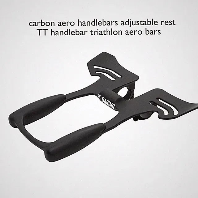 Carbon TT Handlebar 255mm Adjustable for Road/Triathlon/Long-Distance Bikes