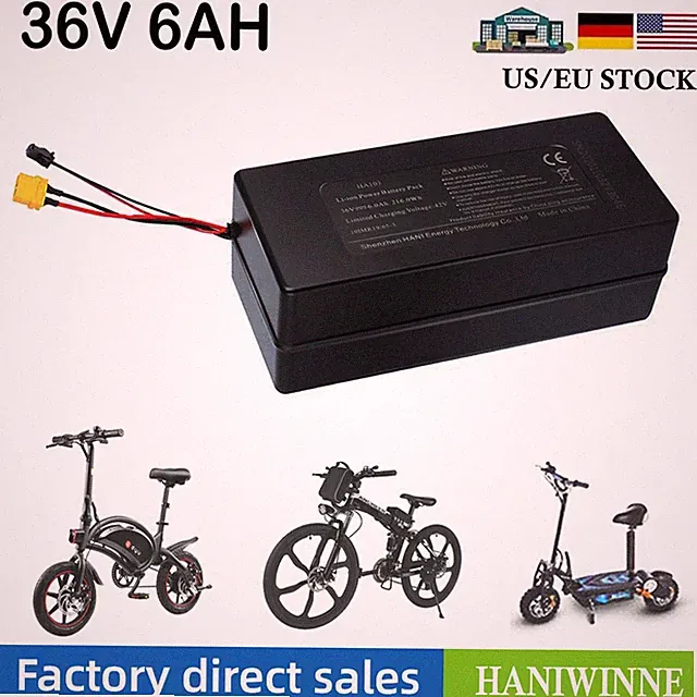 Ebike Battery 36v 6AH 2 wire Genuine 350w HA103 for Jetson Bolt Pro Electric Bik