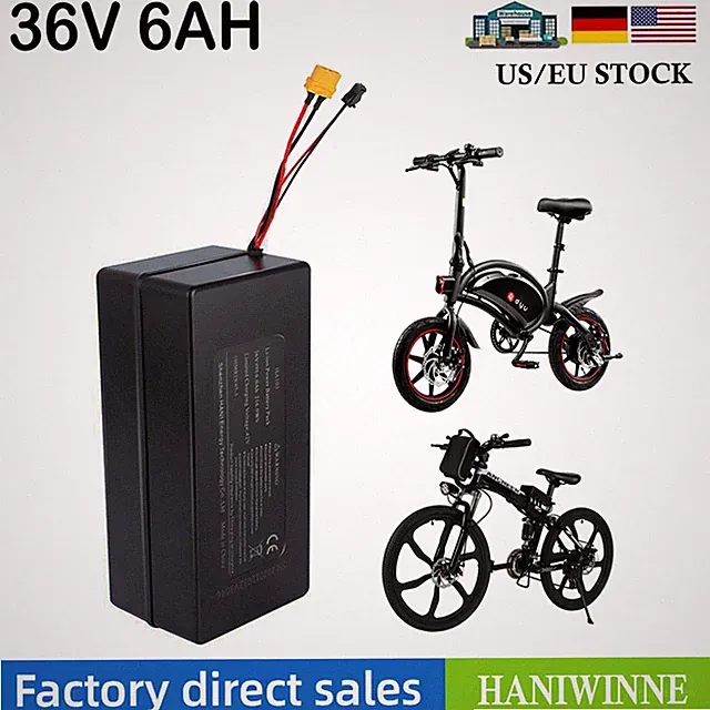 Electric Bike Jetson Bolt Pro E Bike Li-ion Battery 36V 6AH 2 Wire Genuine 350W