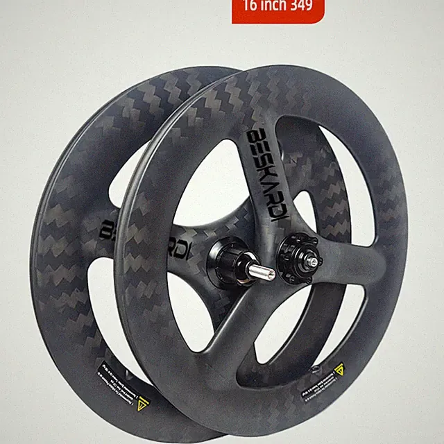 Folding Bike 16inch 349 7 Speed Carbon Wheelset 74/112mm 6 Bolts Disc Brake Hub