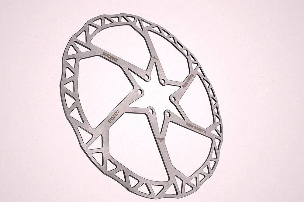 KCNC Razor Mountain Cyclocross Bicycle Disc Brake Rotor 203MM Silver