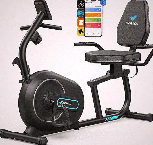 Recumbent Exercise Bikes for Home with Smart Bluetooth Equipment Exercise Bikes