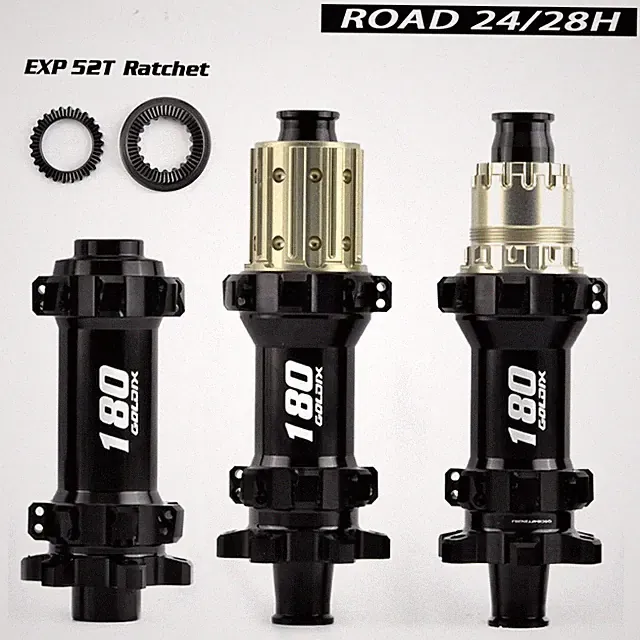 Road Gravel Bicycle Hub 6 Bolt 24/28 Holes EXP 52T Ratchet Hub 11/12 Speed