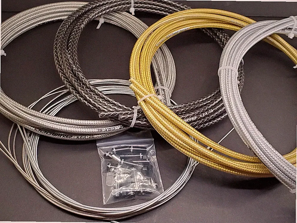 Universal Braided Bike Cable Kit Shift Brake Housing Shimano SRAM Triathlon Road