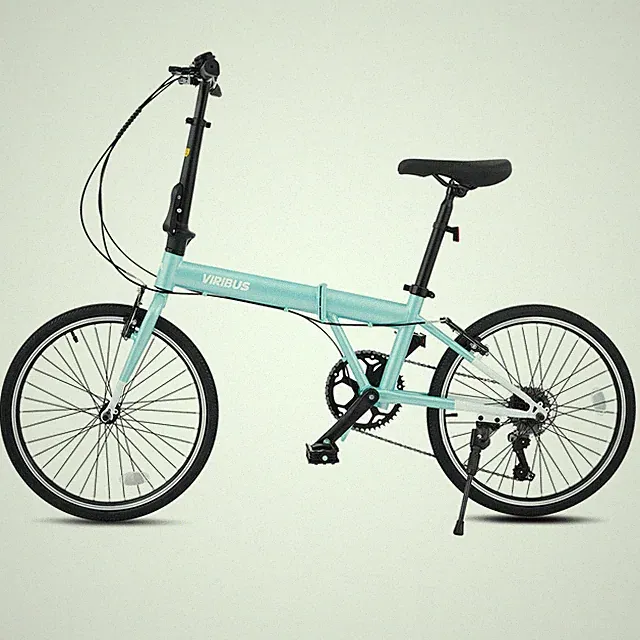 VIRIBUS 20" Folding Bike 7 Speed Commuter Bike Adult Foldable Bike for Men Women